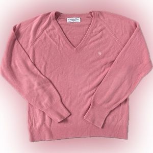Mens vintage Christian Dior v neck sweater size medium
